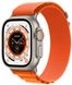 Apple Watch Ultra 49mm Titanium Case with Orange Alpine Loop - Small (MNHH3) 32-0 фото 1