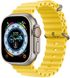 Apple Watch Ultra 49mm Titanium Case with Yellow Ocean Band (MNHG3) 32-015 фото 1